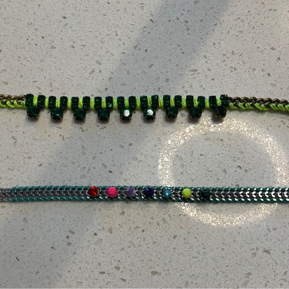 2 delicate bracelets